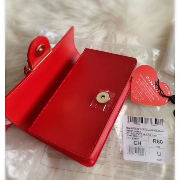 NWT Pinko Love Baby Simply Cl.Vitello Seta - Picture 3 of 8